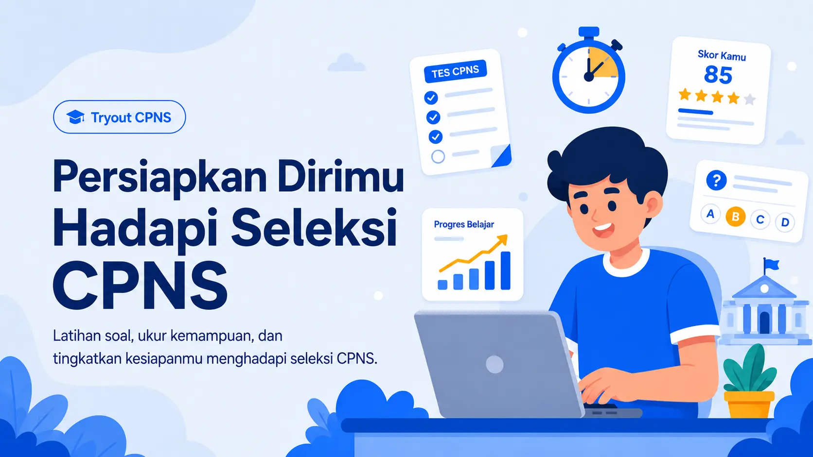 Jelajahi Kursus dan Tryout CPNS Terbaik